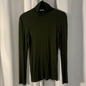 Wilfred Rich Dark Olive Long Sleeve Turtleneck